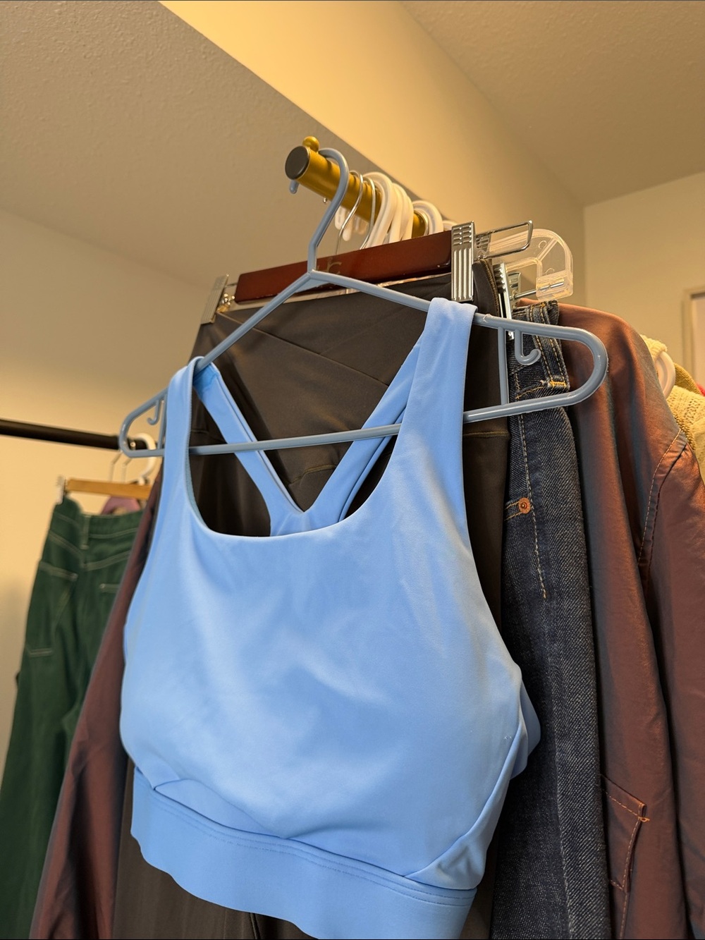 Light Blue Women's Sports Bra